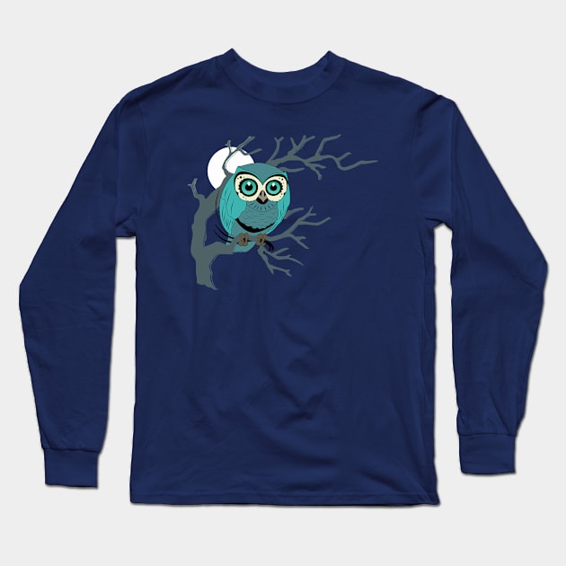 Owl Long Sleeve T-Shirt by MARK ASHKENAZI